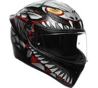 AGV K1 S Lyzard Casco, nero/grigio/rosso, M (57/58)