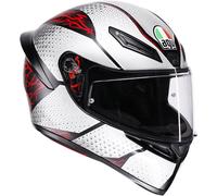 AGV K1 S Speedarmor Casco, nero-grigio-rosso, taglia 2XL per maschi