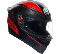 Casco Integrale AGV K1 S WARMUP MATT BLACK/RED Taglia:XS