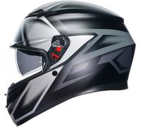 Casco K3 MPLK COMPOUND Nero Opaco Grigio - AGV - UE: L