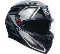 AGV K3 Compound Casco, nero-grigio, taglia M per maschi