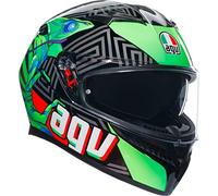 AGV K3 E2206 MPLK KAMALEON BLACK/RED/GREEN XS