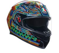 AGV K3 Rossi Winter Test 2018 Casco, multicolore, taglia XL