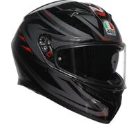 CASCO K3 AGV E2206 MPLK SYTH BLACK/RED | MotoCharlie