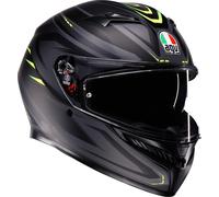 AGV K3 Syth Casco, nero-giallo, taglia XS per maschi