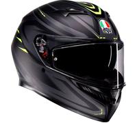 AGV K3 Syth S26, casco integrale XL female Opaco Nero/Giallo Fluo