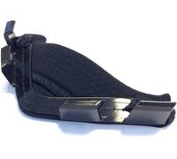 AGV K6/ K6 S, protezione dal vento male Nero/Grigio