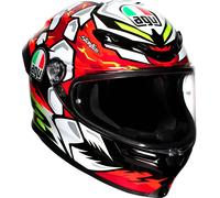 AGV Casco Integrale K6 S Bezzecchi 2024 Rosso/Bianco/Verde XXL
