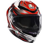 AGV K6 S E2206 MPLK REEVAL WHITE/RED/GREY XL