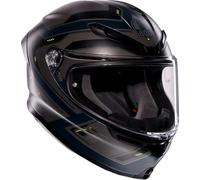 AGV K6 S Enhance, casco integrale XXL female Opaco Grigio/Nero/Giallo Fluo