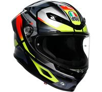 AGV K6 S Erazer, casco integrale M male Nero/Rosso/Giallo Fluo