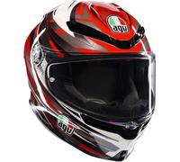 AGV K6 S Reeval, casco integrale XS female Bianco/Rosso/Grigio