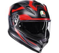 AGV K7 Glimpse Casco, nero-rosso, taglia 2XL per maschi