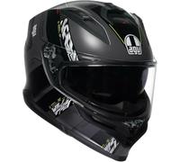 AGV K7 Kyber Casco, nero opaco/giallo, M (57/58)
