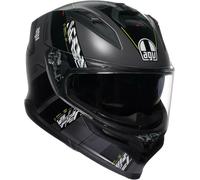 AGV K7 Kyber Casco, nero opaco/giallo, Taglia XS (53/54)