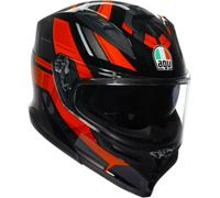 AGV K7 Taurax Casco, nero/rosso, Taglia S (55/56)
