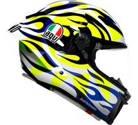 AGV Pista GP RR Soleluna 2023, casco integrale XXL male Bianco/Giallo Fluo/Blu/Nero