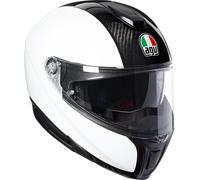 AGV Sportmodular Carbon Casco bianco, bianco-carbone, taglia 2XS per maschi