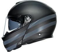 Casco Modulare AGV SPORTMODULAR DARK REFRACTIVE CARBON/BLACK Taglia:XS