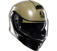 AGV Streetmodular Mono Casco, nero-verde, taglia L per maschi