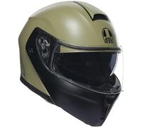 AGV Streetmodular Mono Casco, nero-verde, taglia L