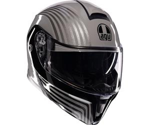 AGV Streetmodular Iseo Casco, nero-grigio, taglia S per maschi