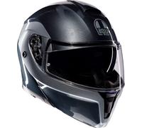 AGV Streetmodular Levico, casco ribaltabile XS female Grigio Scuro/Argento