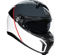 AGV Tourmodular Balance Casco, grigio-bianco-rosso, taglia L per maschi