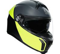 AGV Tourmodular Balance Casco, nero/grigio/giallo, Taglia XS (53/54)