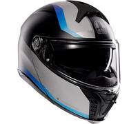Casco Modulare AGV TOURMODULAR Stray Matt Black/Grey/Blue Taglia:XS