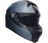 AGV Tourmodular Textour, casco ribaltabile XS male Opaco Nero/Grigio