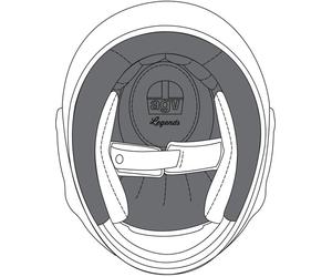 AGV X3000, rivestimento L male Nero