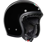 AGV X70 Agv E2205 Solid Casco Moto, Unisex - Adulto, Nero, S