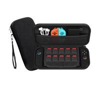 Agvdg Carrying Case for Nintendo Switch 2 Console Accessories Hard Shell Carry Case Protective Screen with 10 SD Card Slots Easy Portability Black