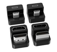 AGVEE Adattatore da USB-C a C a 180 gradi e convertitore da HDMI a HDMI a forma di U