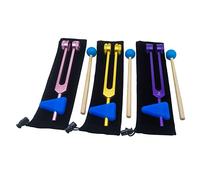 Agwuoetr 136.1 OM136.1 Diapason nel Lega di Alluminio con per La Guarigione del Chakra, Terapia del Suono, Sollievo dallo Stress, Viola