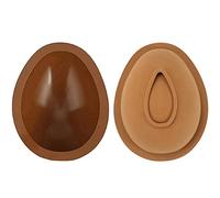 Agwuoetr 2 Pezzi Stampi in Silicone per Uova Stampo in Silicone per Uova, Stampi per Cioccolato Pasquale A Forma di Stampo per Uova Antiaderente
