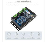 Agwuoetr Convertitore Industriale Isolato da USB A 4CH RS232 Adattatore da USB A Seriale FT4232HL Chip Wind/Linux/Android, Porta RS232 Femmina