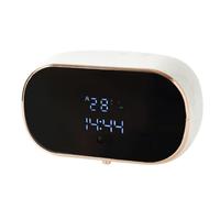 Agwuoetr Dispenser di Sapone con Sensore Dispenser Automatico per Lavaggio A Mano con Schiuma Dispenser di Sapone Liquido per Montaggio A Parete per Cucina Bagno