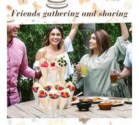 Agwuoetr Espositore per Cono di Cialda in Acrilico Trasparente, Supporto per Cono Gelato, Adatto per Feste, Ristoranti, Catering, Forniture per