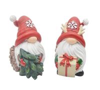 Agwuoetr Gnomi Natalizi In Resina Gnomi Natalizi In Resina Fatti A Mano, Regalo per le Feste, Tavola Invernale, Albero di Natale, Decorazioni Natalizie Durevoli