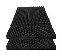 Agwuoetr In Schiuma Acustica da 2 Pezzi Fonoassorbenti Ad Alta Densità 48 X 24 X 2 Pollici per Casa, Ufficio, Sala di Registrazione, Studio