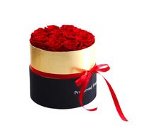 Agwuoetr Livello Romantico A Rosa in Scatola Regali Moglie Rosa Vera Set Regalo con Fiori Conservati Decorazioni per la Casa San Matrimonio-B Durevole Facile Installazione