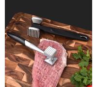 Agwuoetr Manico Comfort per Batticarne A Doppia Faccia In Acciaio Inossidabile In 2 Pezzi per Bistecca, Manzo e Pollo