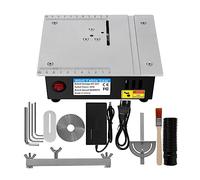 Agwuoetr Mini da Banco da Banco Elettrica Piccola da Tavolo per Uso Domestico Modello di PCB Utensile da Taglio Tornio per la Lavorazione del Legno Spina Europea