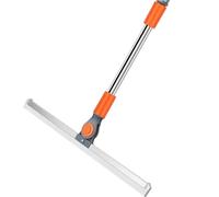 Agwuoetr per La Pulizia con Manico Lungo, Scopa Magica, Raschietto In Silicone, Tergicristallo per Vetri da Bagno, per Pavimenti, Strumenti per La Pulizia Della Casa