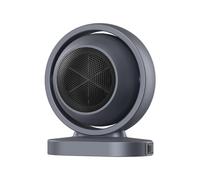 Agwuoetr Riscaldatore Elettrico da 380 W Ventilatore da Tavolo Portatile Stufa Ad Aria Calda Mini Riscaldatore Home Office Scalda Stanza per L'Inverno Spina UE-B Durevole Facile da Installare