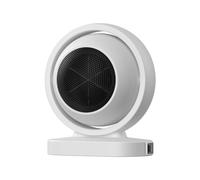 Agwuoetr Riscaldatore Elettrico da 380 W Ventilatore da Tavolo Portatile Stufa Ad Aria Calda Mini Riscaldatore Home Office Scalda Stanza per L'Inverno Spina Europea-un Facile da Usare