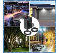 Agwuoetr Sensore Luce Fotocellula In Plastica con Sensore Crepuscolare per Illuminazione Esterna A 120-277V Interruttore Fotoelettrico