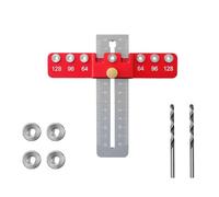 Agwuoetr Set di Localizzatori di Punzonatura Cassettiera In Lega di Alluminio Maniglia per Porta Installazione Strumento Ausiliario Maniglia per Lavorazione del Legno Punzone Durevole